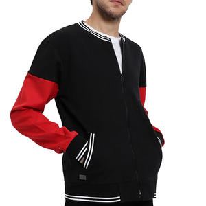 Chaqueta Varsity de Invierno para Hombre, Cómoda, de Tela Suave, Transpirable, Diseño OEM, Estilo Casual Universitario, con Cierre de Cremallera - Product Image 6