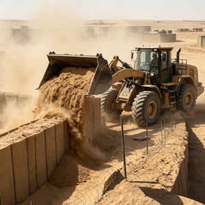 Barrière défensive en gabions soudés à longue durée de vie, revêtue de géotextile, <span class=keywords><strong>mur</strong></span> de sable pour le contrôle des inondations, <span class=keywords><strong>mur</strong></span> de soutènement, système de défense périmétrique - Product Image 5