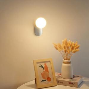 Lámpara de Pared LED Crema, Aplique de Pared Decorativo para el Hogar, para Dormitorio, Moderno, Minimalista, de Vidrio, Iluminación LED, Lámpara de Pared para Dormitorio, Lámpara de Pasillo - Product Image 2