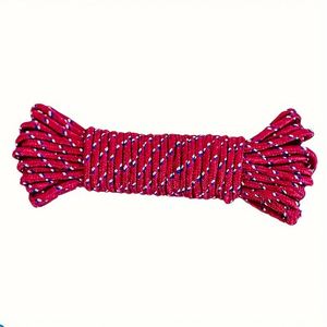 Cordon élastique en polyester à double tressage avec cordon élastique réglable, corde ronde LED - Product Image 5