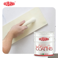 Enduit liquide acrylique vénitien écologique de qualité professionnelle DUBANG pour les entreprises de construction - Application au pinceau, sans solvant