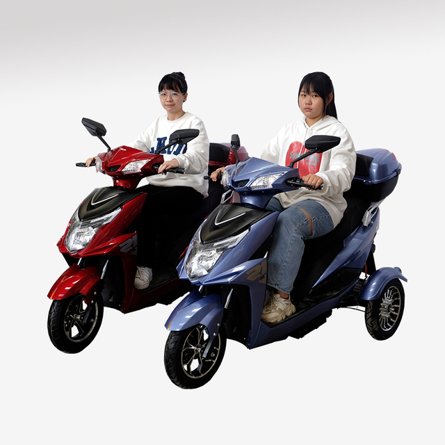 3-wheel Electric Scooter 3 Wheel 2 Seater Scooter Prices Adult Tri Scooters