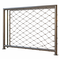 Rete in Fune d'Acciaio HF Flessibile in Acciaio Inox 304/316, Rete di Sicurezza Standard EN per Recinzioni Zoo