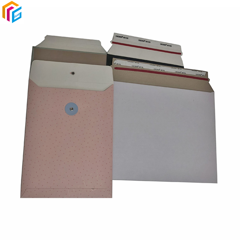 rigid corrugated paper envelopes