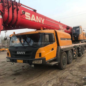 Grúa Sany 90t Usada en Buen Estado, Grúa Móvil sobre Camión de 80 Toneladas, Certificada por la EPA - Product Image 1