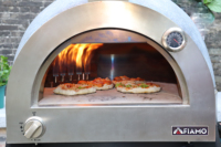FIAMO Oven Pizza multibahan bakar luar ruangan untuk memasak lapisan bubuk luar ruangan
