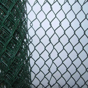Green Color PVC Coated Chain Link <strong>Mesh</strong> (R-GHW) Galvanized <strong>Wire</strong> <strong>Mesh</strong> Chain Link <strong>Wire</strong> Temporary Fence 2mx15m Roll <strong>Mesh</strong> plastic coated iron <strong>wire</strong> - Product Image 6