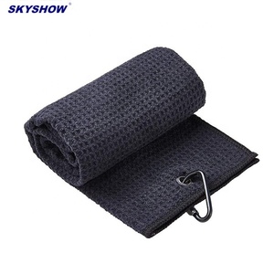Listo para nave <span class=keywords><strong>titleist</strong></span> a granel barato magnético de absorción de agua súper waffle Toalla de golf - Product Image 1