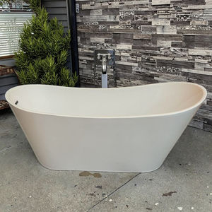 Bañera de inmersión interior/exterior de diseño apilado independiente de acrílico moderno con calefacción de inducción de esquina para hoteles bañera de hidromasaje de EE. UU. - Product Image 3