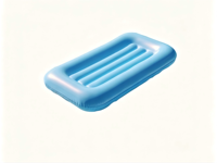 Matelas flottant gonflable bleu clair pour piscine et chaise longue flottante pour adultes, fabriqué en Chine