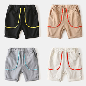 Pantalones Cortos Cargo de Algodón Policromados de Verano para Niños, Estilo Nuevo, con Bolsillos, de Proveedor Chino - Product Image 2