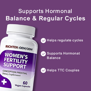 Richtek Premium Inositol Capsules de fertilité féminine Vitamines Minéraux Suppléments de soutien pour les femmes - Product Image 3