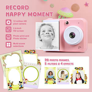 HZTZ S7 <span class=keywords><strong>Mini</strong></span> Mirror Photo Booth Kamera Anak dengan Sensor Gambar MOS Terintegrasi Fitur Jenis Media Printer Terintegrasi dengan OEM - Product Image 3