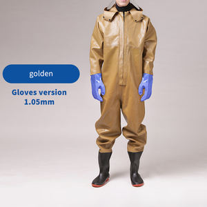 Pataugeoire en PVC <span class=keywords><strong>pour</strong></span> adulte, usine, respirant, imperméable, vêtements de pêche, lavage de voiture, nettoyage - Product Image 6