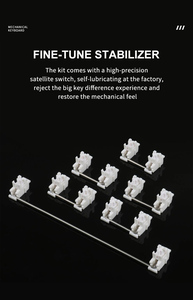 OUSAID DK100 RGB无线机械键盘DIY游戏键盘PBT ABS键帽红色开关 - Product Image 6