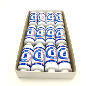 Fabricación <span class=keywords><strong>de</strong></span> carrete pequeño cono pequeño <span class=keywords><strong>de</strong></span> 40/2 100% Kit <span class=keywords><strong>de</strong></span> <span class=keywords><strong>hilo</strong></span> <span class=keywords><strong>de</strong></span> coser <span class=keywords><strong>de</strong></span> poliéster 250yds cada carrete 12 colores 24 colores 60 colores - Product Image 1