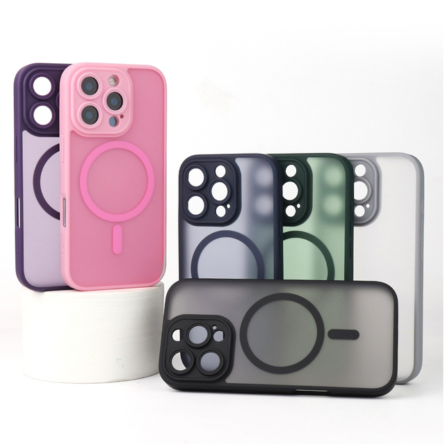 MatteShockproof TPU PC TPE Back Cover Phone Case for iPhone 12 13 14 15 16 Pro Max Mobile Phone Cases