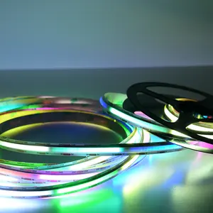  เมจิกฝันสี FCOB 5V 12V 24V WS2812b SK6812 WS2811Dam ประเภทแอดเดรส RGB RGBW RGBIC COB ไฟ LED Strip