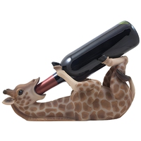 Porte-bouteilles de vin et supports en forme d'animaux sauvages, porte-bouteille de vin en forme de girafe