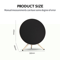 Haut-parleur rond 5.0 avec éclairage RGB, 2.0 canaux, 30-50W, lecteur audio sans fil et filaire pour la maison, les fêtes et l'extérieur