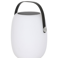Lampe enceinte Bluetooth rotomoulée personnalisée OEM avec sangle noire