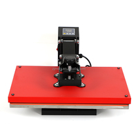 40X60 16X24 Machine d'impression à chaud manuelle pour sublimation de t-shirts en vinyle plat