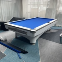 Hochwertiger Billardtisch zu Wettbewerbspreisen, 8ft/9ft Profi-Billardtisch mit Ballrückführungssystem und Turnierqualität