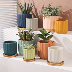 Fournitures <span class=keywords><strong>de</strong></span> <span class=keywords><strong>jardin</strong></span>, décoration intérieure, petits pots à fleurs en céramique blanche modernes, pots <span class=keywords><strong>de</strong></span> bonsaï, pots <span class=keywords><strong>de</strong></span> fleurs, vente en gros - Product Image 6