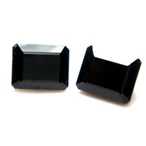 100% Piedras preciosas curativas preciosas de tamaño calibrado de corte facetado de Esmeralda de ónix negro suelto natural a precios de fábrica al por mayor OEM - Product Image 2