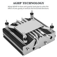 Refroidisseur d'air pour processeur Thermalright AXP90-X53 à profil bas, hauteur de 53 mm, ventilateur de processeur PWM fin TL-9015, dissipateur thermique ITX, ventilateur de refroidissement du processeur
