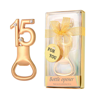 Décapsuleur en forme de chiffre pour <span class=keywords><strong>anniversaire</strong></span> (10e, 15e, 20e, 30e, 40e, 50e, 60e, 70e, 80e), cadeau de fête avec boîte, vente en gros - Product Image 1
