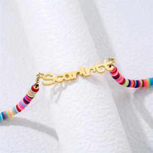 Collar Personalizado Unisex para Fiestas con Colgante de Acero Inoxidable Chapado en Oro de 18K, Cadena de Eslabones Moderna, Dropshipping desde Shopify Agent - Product Image 2