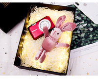 Coffret cadeau de parfum avec logo personnalisé, boîte vide pour cadeau de demoiselle d'honneur avec couvercle