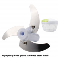 Fabriek Groothandel Noten Kruiden Uien Knoflook Krachtige Hand Held Groente Blender Chopper