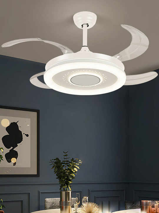 Modern simple invisible fan light living room bedroom ceiling fan light