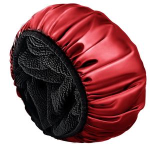 <span class=keywords><strong>Bonnet</strong></span> <span class=keywords><strong>de</strong></span> douche en tissu réversible doublé <span class=keywords><strong>de</strong></span> serviette <span class=keywords><strong>de</strong></span> luxe pour femmes Eva Big Extra Large <span class=keywords><strong>Xl</strong></span> <span class=keywords><strong>bain</strong></span> <span class=keywords><strong>de</strong></span> cheveux imperméable revitalisant en profondeur pour femmes - Product Image 3