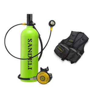 2L Hochdruck-Druckluft-Aluminium-Tauchflasche <span class=keywords><strong>Set</strong></span> für Schnorcheln und Unterwasser-Tauchen, CE-Zertifiziert - Product Image 5