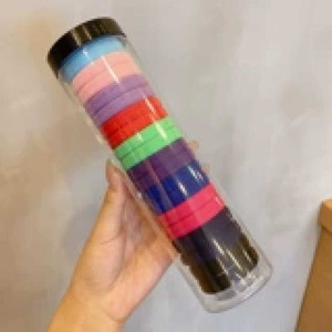 Vendita calda stile coreano accessori per bambini Vintage di tendenza moda in resina peluche cravatte per capelli festa dolce elastici per capelli all'ingrosso - Product Image 1