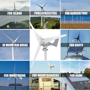 กังหันลม Elege Wind 3kw 2kw 1kw 24V 48V พลังงานฟรี ความเร็วรอบต่ำ กังหันลมแบบแกนนอน รุ่น Elege-23141 กังหันลม 5kw - Product Image 6