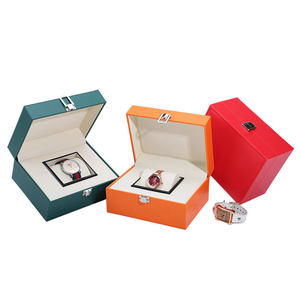 Boîtier unique Emballage de luxe personnalisé Rangement du logo personnalisé Boîte de montre en cuir PU - Product Image 2