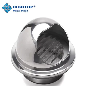 304 Thick Stainless Steel Air Vent Sphere Ventilation Grill Cover Hooded Cowl External Extractor Wall Air Outlet