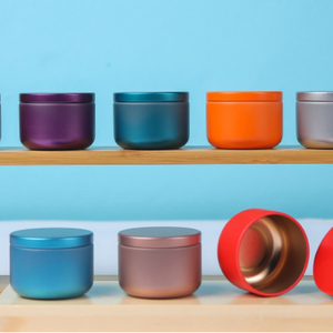 Caja de Metal para Té, Lata Circular Pequeña para Té, Caja de Embalaje con Diseño Personalizable, Tapa con Acabado Lacado y Sellado con Brocha - Product Image 3