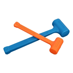 Martillo de golpe directo Uni-cast de 1LB, 2LB, 3LB, 4LB, de alta resistencia, con cabeza moldeada de una pieza, relleno de bolas de acero, mango ergonómico naranja - Product Image 2