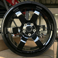 Rimsprint TE37 SAGA S-PLUS Geschmiedete Leichtmetallfelgen 16-22 Zoll 5x112 5x114.3 für Xpeng G6 Skoda Elroq Tesla Model Y Kia Niro EV