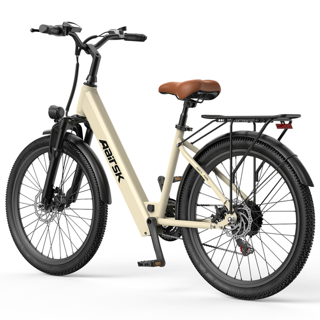 Aairsk Free Shipping  City Ebike European Warehouse Electric Bike Electr City Bike Electric Bicycle E-bike EU US Lady Bike