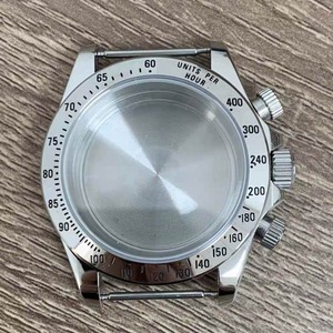Luxury VK63 Quartz Movement <b>Watch</b> Parts New 39mm Stainless Steel Sapphire Glass Case with Assembly <b>Accessories</b> - Product Image 3