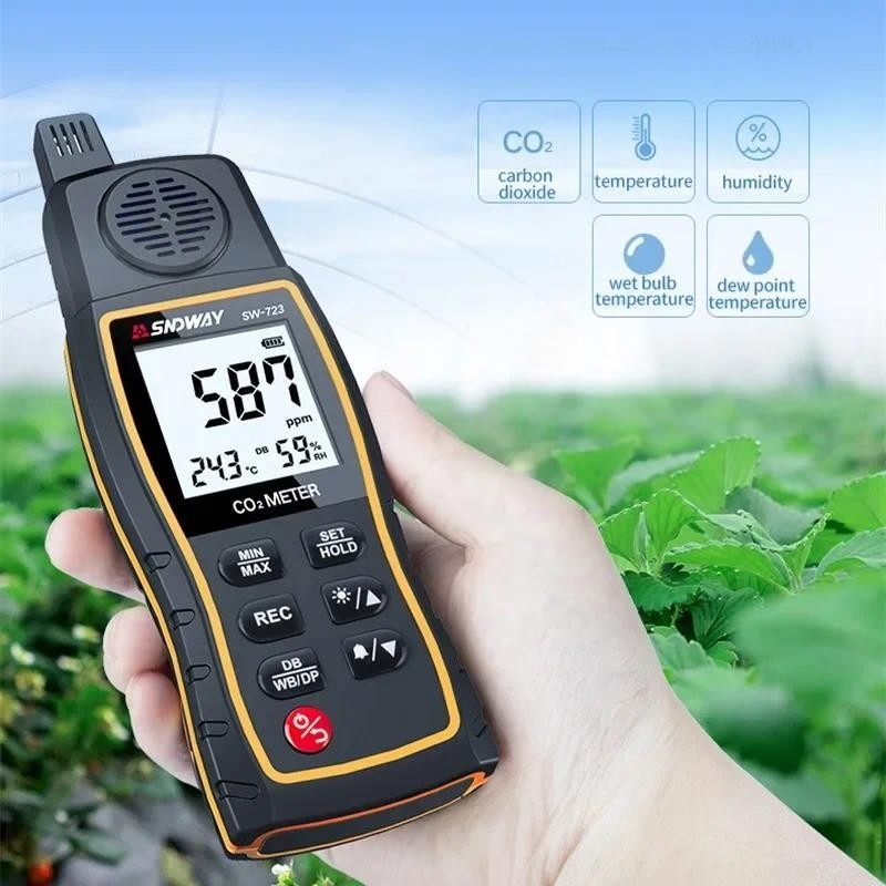 SW-743A/723/733A детектор газа цифровой измеритель углекислого газа CO2 легковоспламеняющийся Ex галогенный профессиональный анализатор утечки