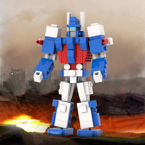 Robot Deformable de Película de Acción, Kits de Ladrillos Creativos MOC, Yoshi <span class=keywords><strong>Mario</strong></span> <span class=keywords><strong>Kart</strong></span>, Ladrillos de Construcción DIY, Juguetes de Bloques de Construcción para Niños MOC1693 - Product Image 2