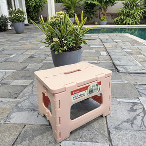 Custom Groothandel 9 Inch Kleine <span class=keywords><strong>Plastic</strong></span> Opvouwbare <span class=keywords><strong>Plastic</strong></span> Kruk Stoel Met Handvat - Product Image 4