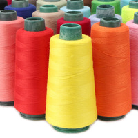 Fournitures de couture en gros, fil à coudre 100% polyester 40/2, fil en polyester